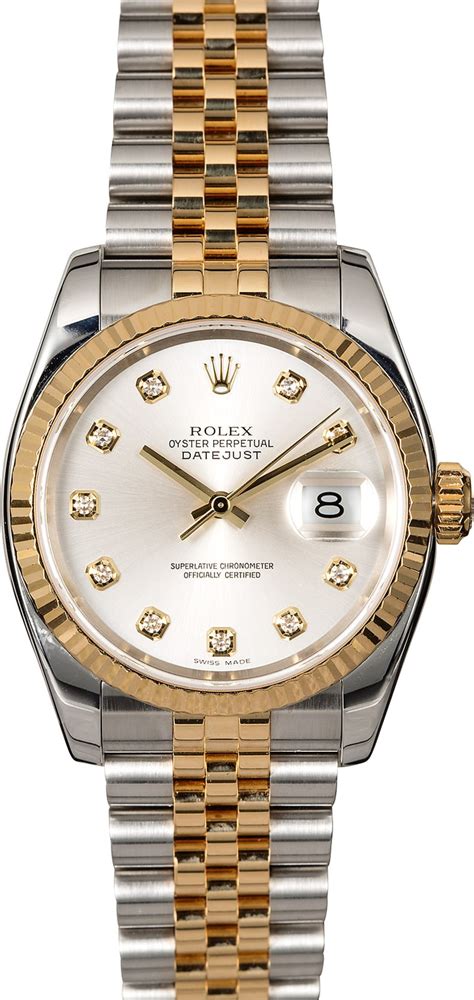 rolex two tone diamond dial|Rolex datejust 2 tone price.